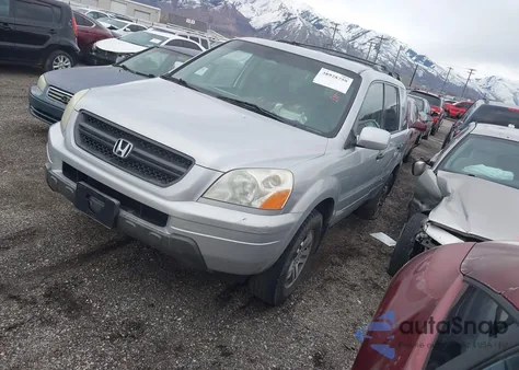 2004 Honda Pilot Ex-L из США, поврежденный, VIN 2HKYF18644H607110